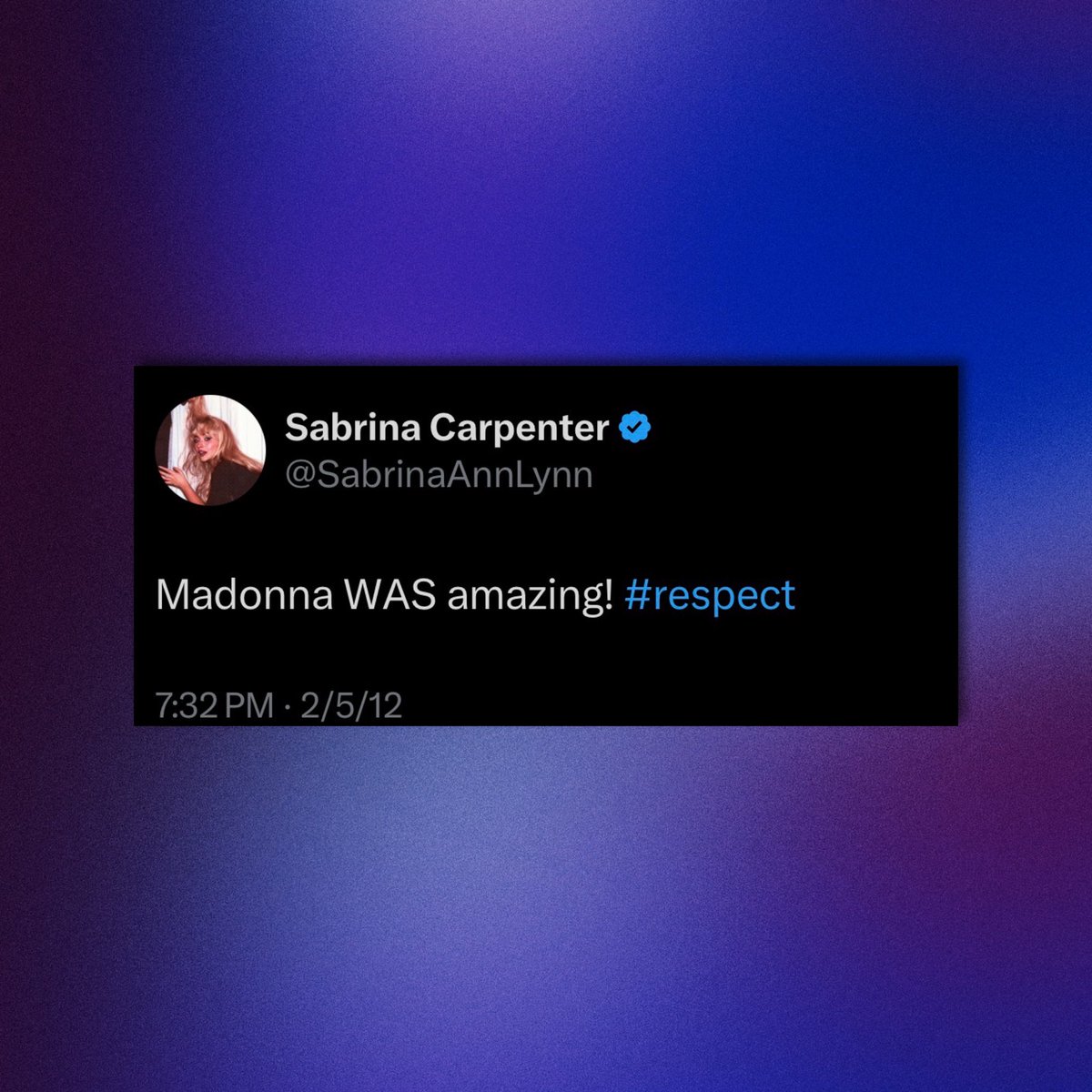 Sabrina Carpenter and Madonna have officially performed together. https://t.co/xPtMx6JXBr