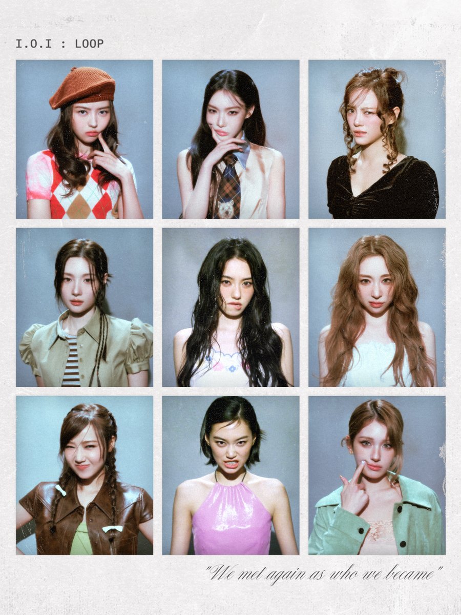 I.O.I 3rd MINI ALBUM
[I.O.I : LOOP]

𝐂𝐨𝐧𝐜𝐞𝐩𝐭 𝐏𝐡𝐨𝐭𝐨

♾️ 2026. 05. 19 TUE 6PM (KST)

#아이오아이 #IOI 
#IOI_LOOP https://t.co/wRFcEEIqUe