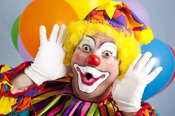 a clown’s average salary is $40-$50k a year

and here you are, being one for free https://t.co/9PXVRS8lgp