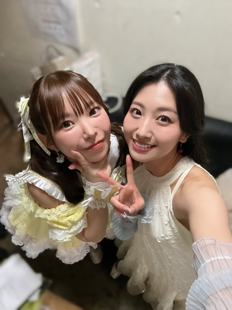 #まりちゅうフェス Vol.2🫶
最高に楽しい夜でした！！！

ライブ盛り上げてくださった皆さん、チェキ会に会いにきてくれた皆さん、そして、呼んでくれたまりな！有難うございました💛

まりささコラボの初恋サイダーいかがでしたか？🥹🫶

また歌う機会があることを願って…♡
皆様また会いましょう💋 https://t.co/xO5ctOlhFT